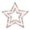 17" July 4th Patriotic Star Window Silhouette Decoration
